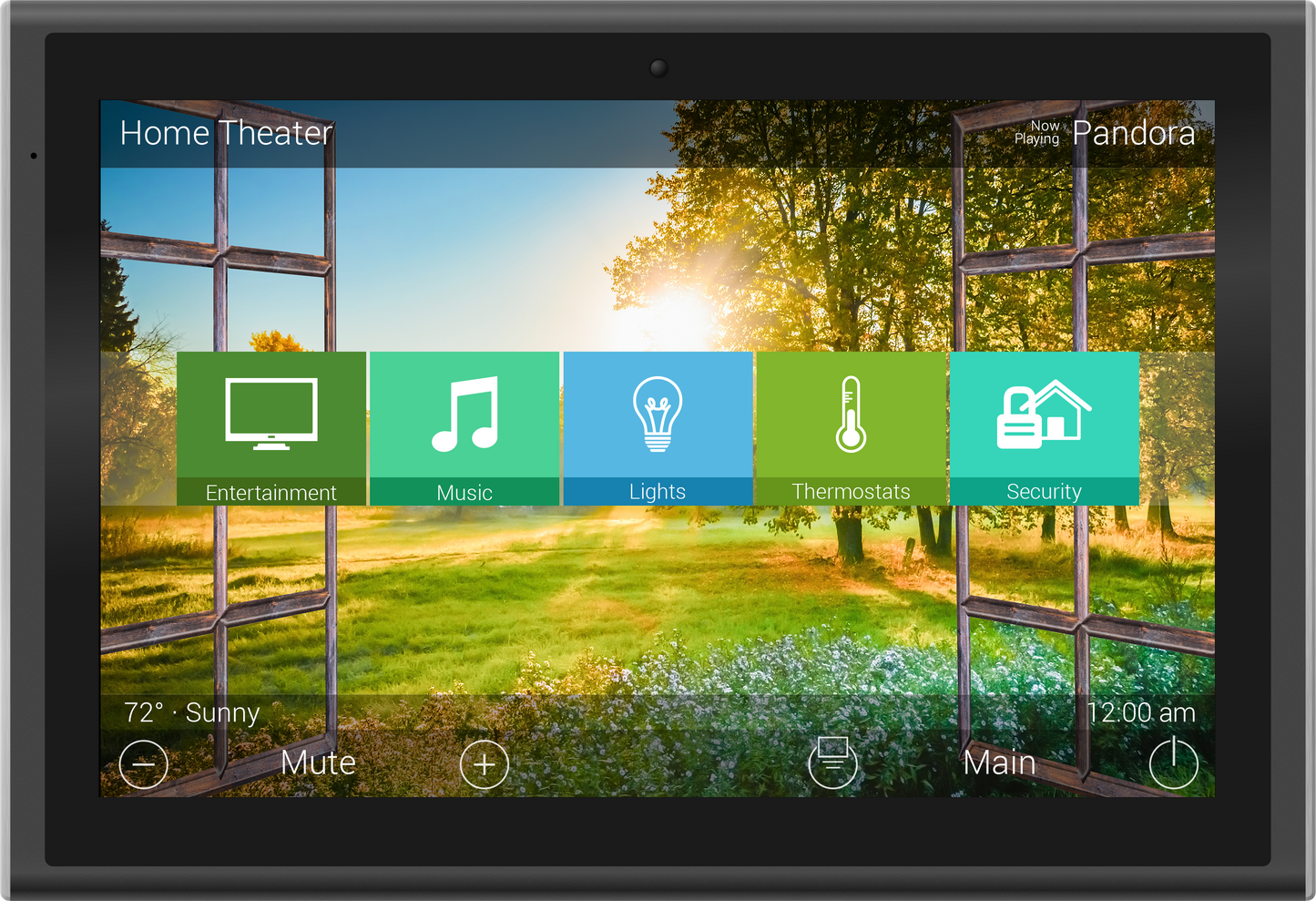 URC TKP-9600 10" In-Wall Touch Screen Controller with Voice Control