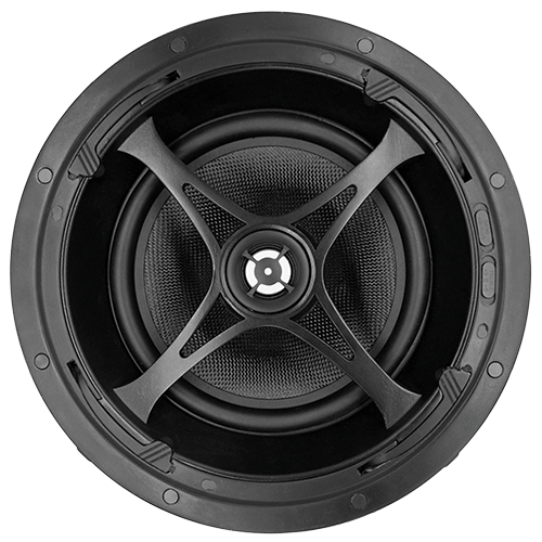 URC In-Ceiling 8" Speakers Woven Woofer, Aluminum Dome Tweeter (Pair) SP-8EX
